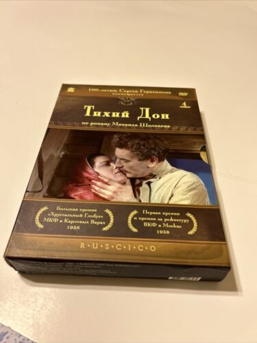 4 DVDs ntsc Quiet Flows the Don Tikhy Don The Silence Don ТИХИЙ ДОН - RUSCICO