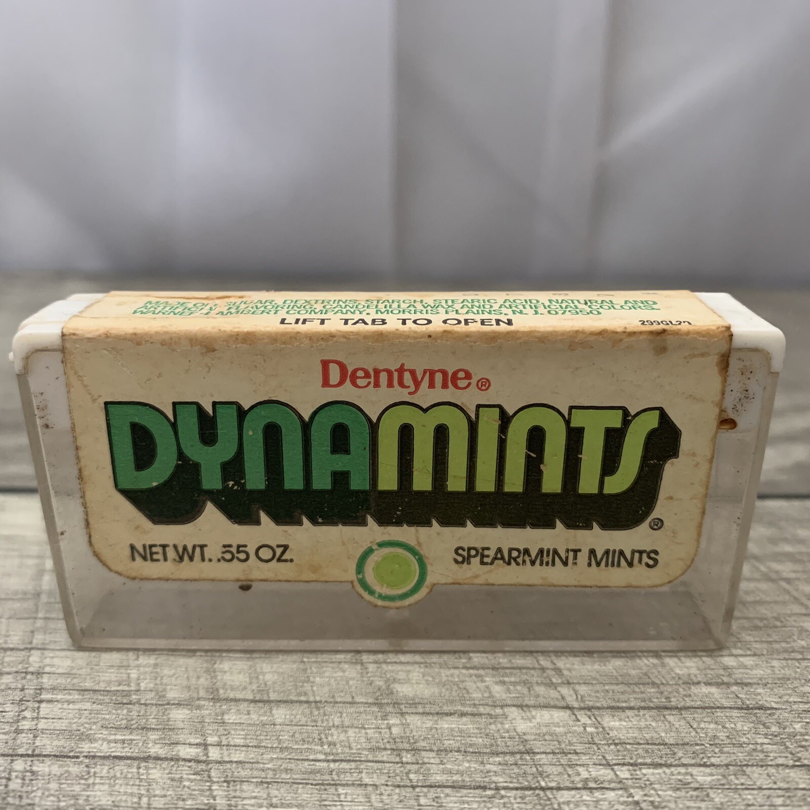 Vintage Dentyne DYNAMINTS Container Spearmint | eBay