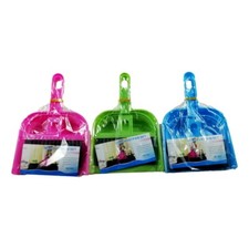 Mini Balayette + Pelle en Plastique 18 x 14 cm Ramasse Miettes 3 Couleurs