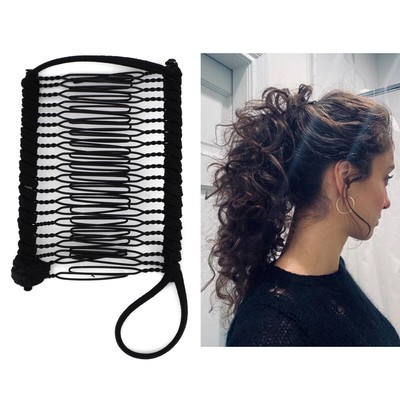 Girl S Vintage Long Hair Clip Christmas Hair Accessory Stretchable