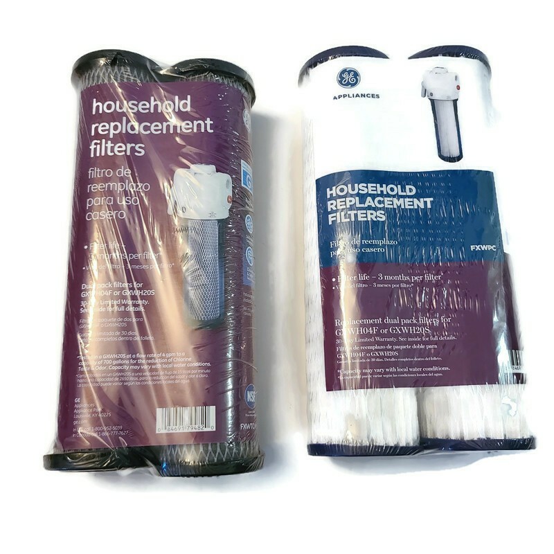 Lot Of 2 GE Universal Whole House Replacement Water Filter Cartridge
