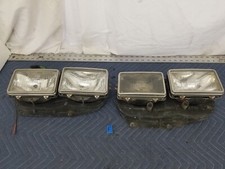 1978-1985 Volvo 240 244 245 Left Right Quad Square Usa Headlight Pair 2634e