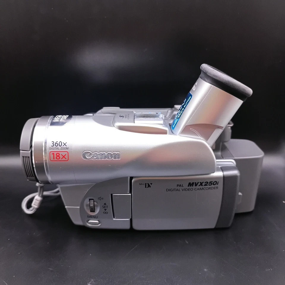 Canon MVX250i Camcorder Silver Mini DV Digital Tape Handheld Camera Parts *Read* - Image 3 of 4