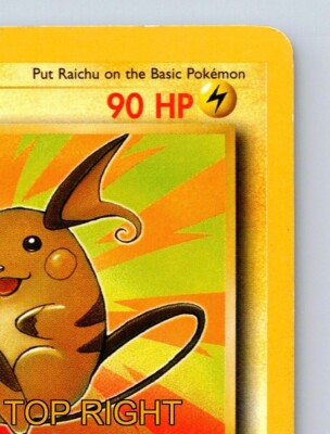 Raichu HP 90 Gigashock Attack Rarity Yellow Lightning Pokémon | eBay