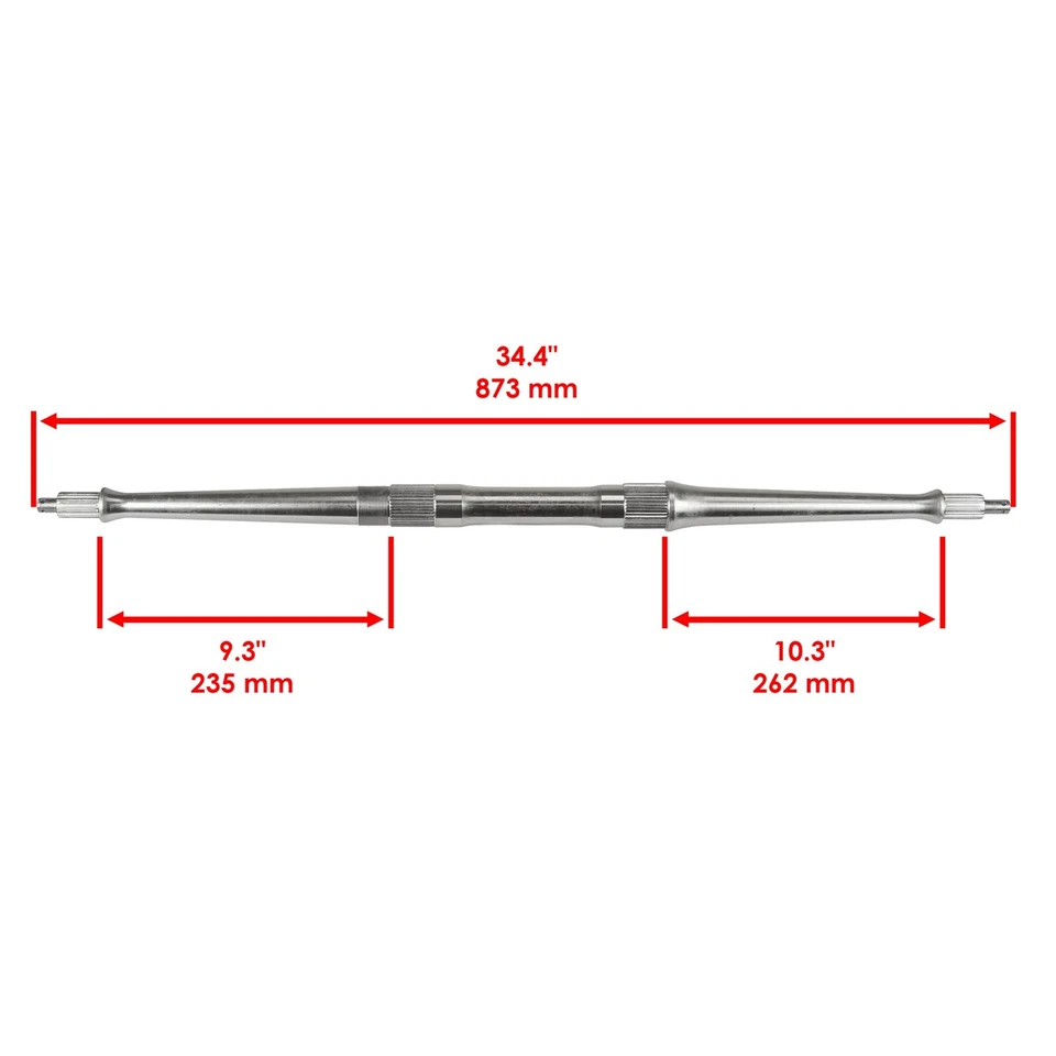 Eje trasero con tuerca para Yamaha Warrior 350 YFM350X 1987 1988 1989 1990-2004 Foto 2 de 4