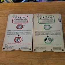 Vintage PIX-O-FIX TV Troublefinder Guide 1953 Volume 1 & 2