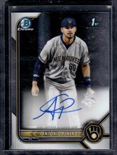 2022 Bowman Chrome #CPA-AP Antonio Pinero Prospect Autographs