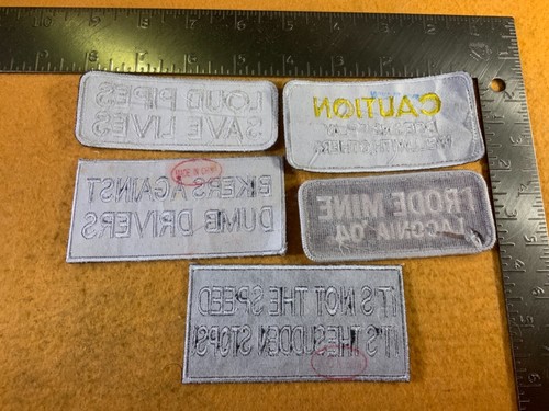 T7-21 MOTORRAD PATCH - 5 STÜCK - GEMISCHTE FAHRRADWOCHEN - Bild 2 von 2