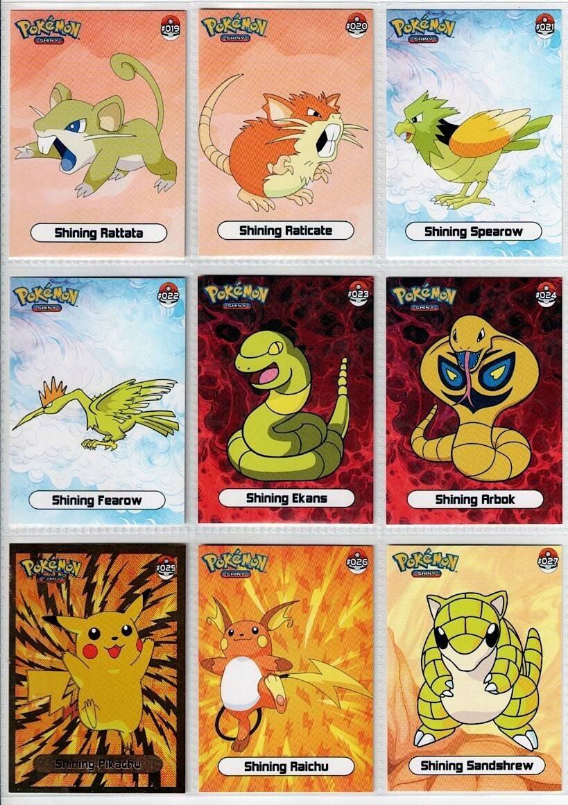 pokemon shiny infinity cards 2024 CARDS POKEMON KANTO SHINY Infinity Vol. I