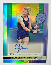 2024 Topps Chrome Tennis GENIE BOUCHARD Refractor AUTO 153/499