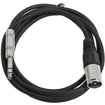 8 Pk of Multi-Color 6 Foot XLR Male to 1/4 Inch TRS Patch Cables Balanced PA/DJ - Image 2 of 4