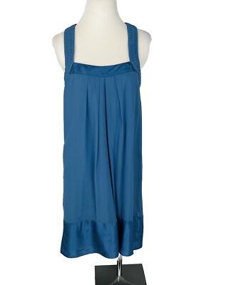 banana republic blue silk dress Camp Dress | Navy Linen Short Sleeve Shirt Dress main image 1