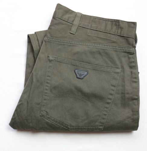 Pantalones para hombre Armani Jeans J45 ajustados chinos talla W33 L32 M medianos 6Y6J45 - Imagen 1 de 10
