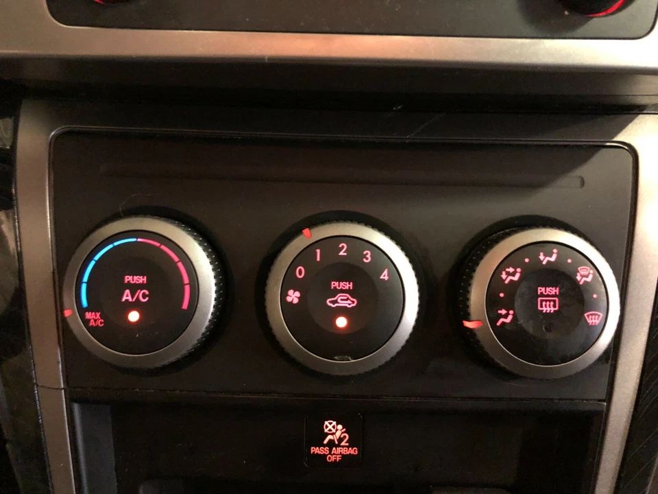 2010 mazda 6 climate control switch 2009-2013 heater a/c switch - Image 2 of 3