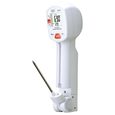 CEM IR-97 Lebensmittelsicherheit 2-in-1 Infrared IR und Sonde Thermometer