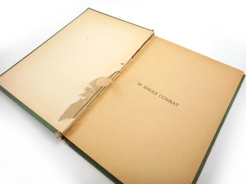 In Single Combat By Hal Correll Uncommon (No Date) Hardcover David and Goliath - Picture 4 of 5