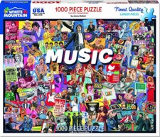 Music - Puzzle 1000 Pieces White Mountain Puzzle Co. NEW 