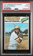 HIGHEST PSA 4 WILLIE STARGELL HOF 1977 VENEZUELAN LEAGUE #170 BEST GRADED! TPHLC