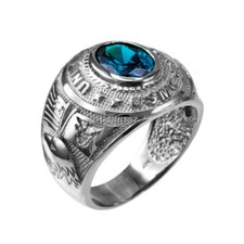Mens Sterling Silver US Marine USMC December ...