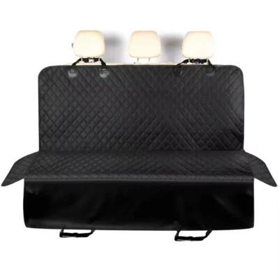 Fits JEEP RENEGADE - Rear Seat Cover Black Quilted Pet Dog Cat Hammock