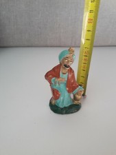 Statuina presepe in Bachelite/celluloide made in italy anni 50 dipinta a mano