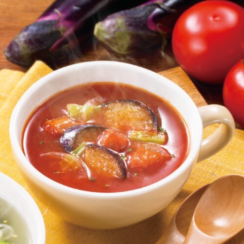 Sopa de tomate madura de berenjena frita Umami (10 porciones) Amano Foods x5 juegos