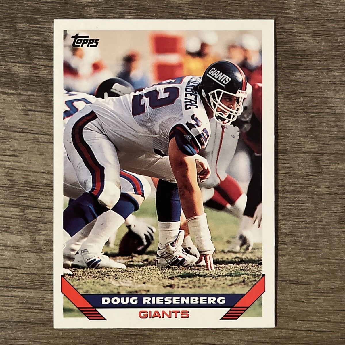 DOUG RIESENBERG New York Giants, Buccaneers 1993 Topps Football
