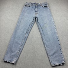 Vintage Levis 550 Jeans Men 34X32 Fit 33X31 Denim Orange Tab Denim Made USA 90'S