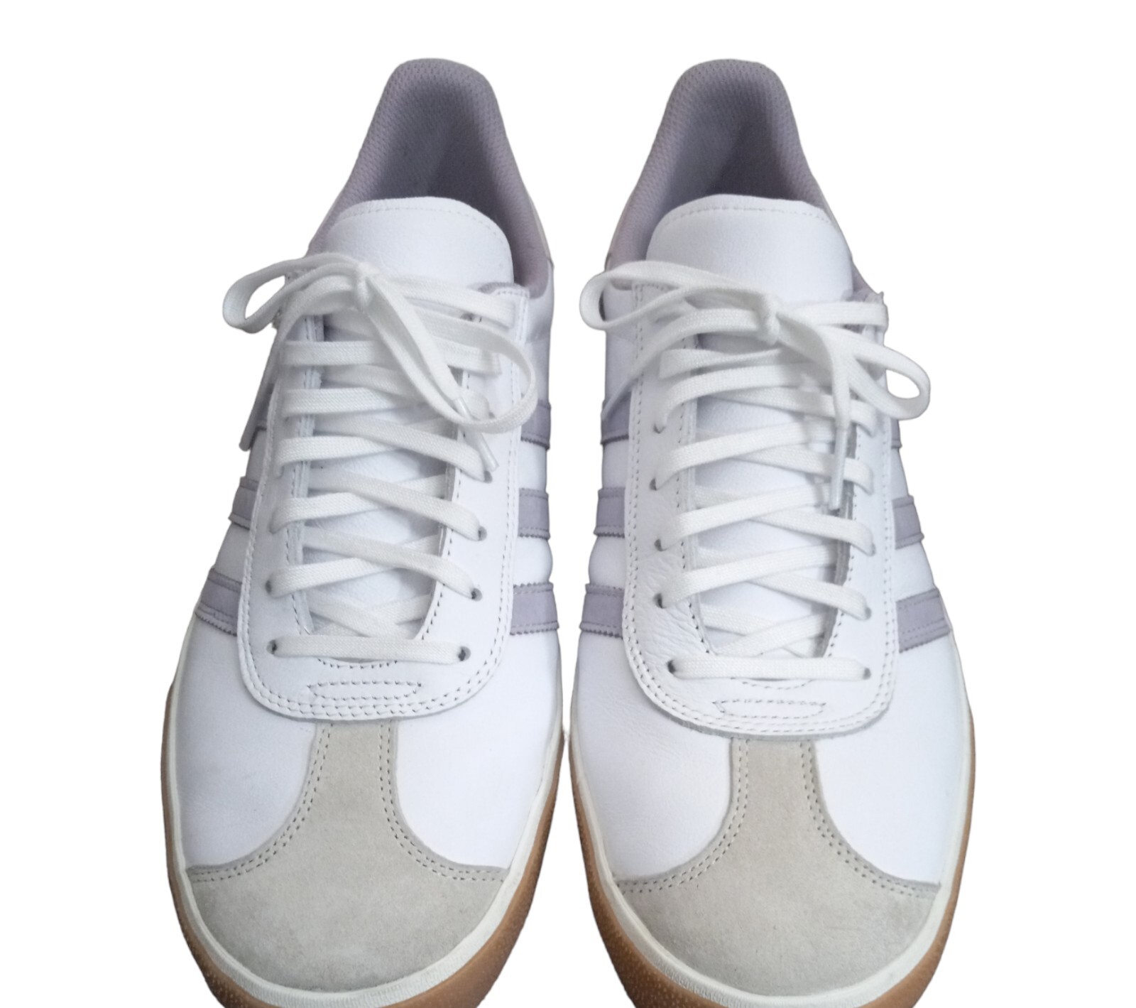 SAOLA Scarpe da skateboard Adidas Gazelle ADV by Nora Vasconcellos da uomo taglia 13 bianche