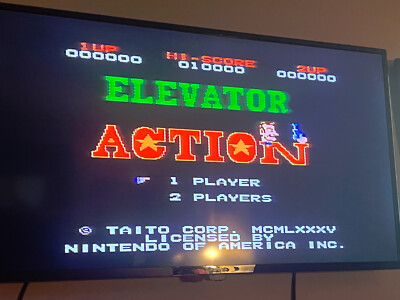 Elevator Action (Nintendo Entertainment System, 1987) - ELEVATOR ACTION for NES