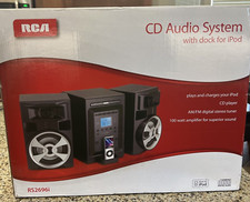 NEW-RCA RS2696i. CD Audio. IPOD. RADIO FM/AM.AUX.   