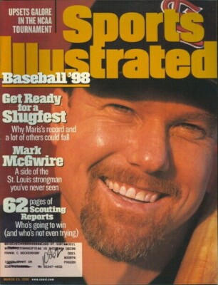 1998 Sports Illustrated: Mark McGwire St. Louis Cardinals Baseball Predictions