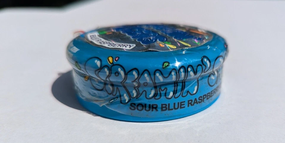 RARE Screamin Saucers Sour Blue Raspberry puck Creative Confection Concepts BLUE - Image 3 of 4