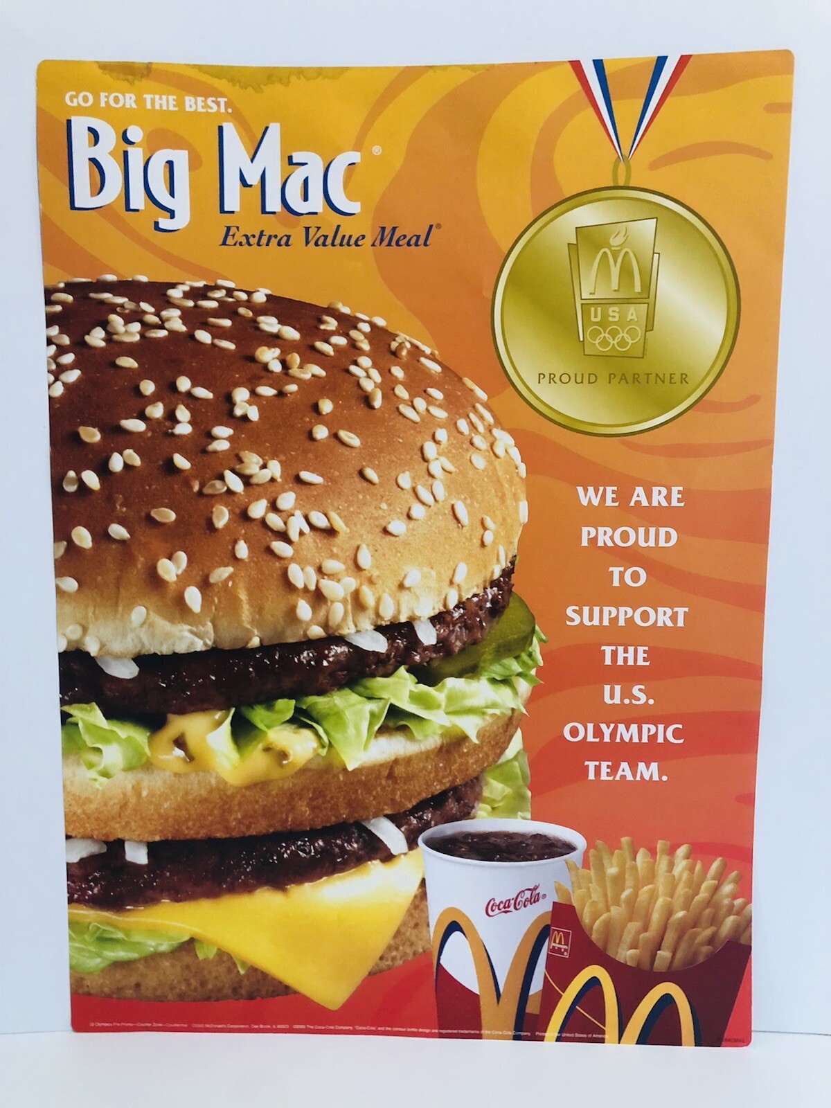 McDonald’s 2000 Olympic Games Placemats/Merch(Pair of 2) Big Mac & Egg McMuffin eBay