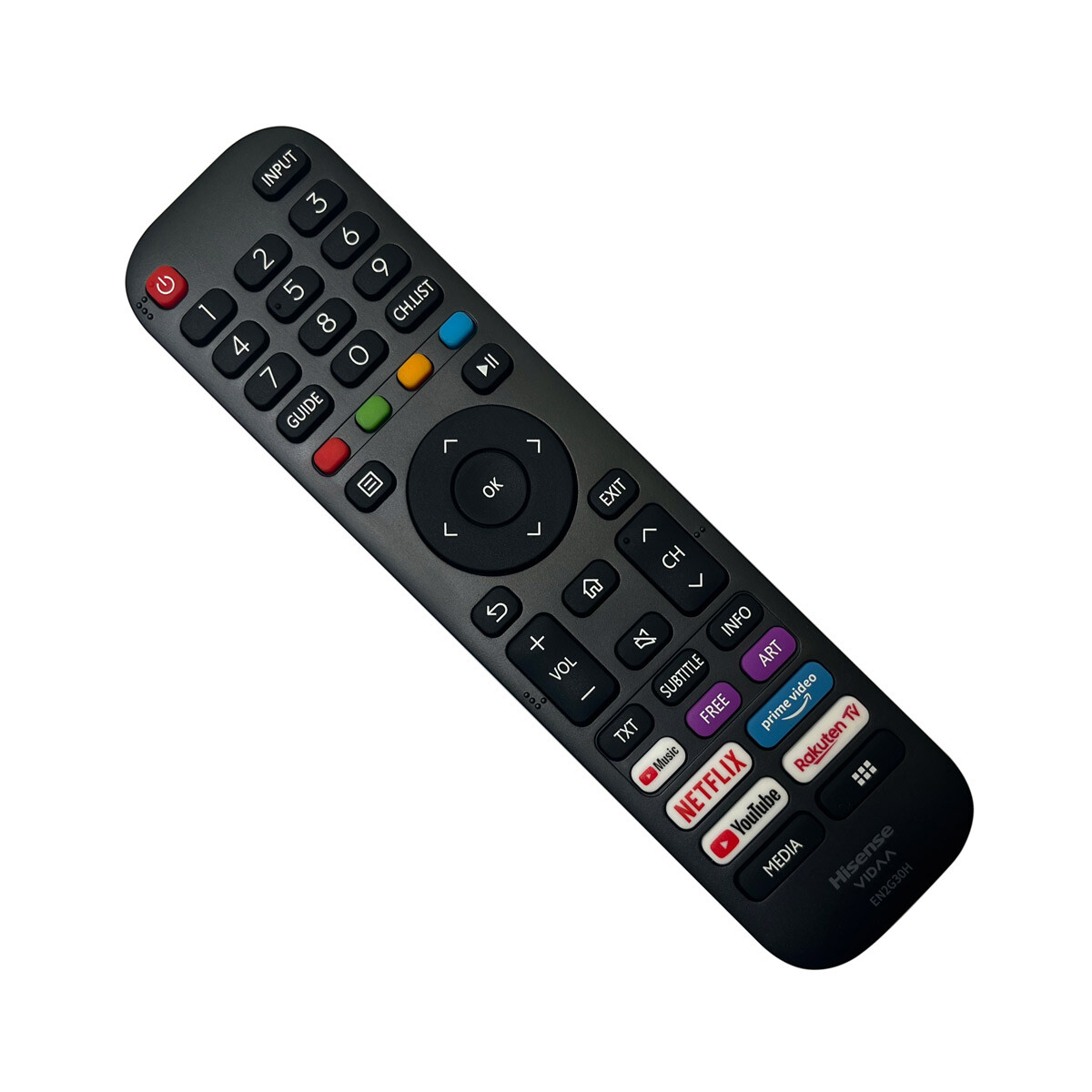Thumbnail - Original Tv Fernbedienung Für Hisense He75a6170fuwts Fernseher