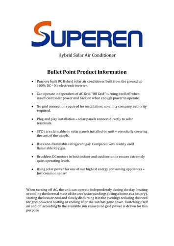 Superen AC DC Hybrid Solar 3.5kW Reverse Cycle Split System Air Conditioner - Picture 3 of 8