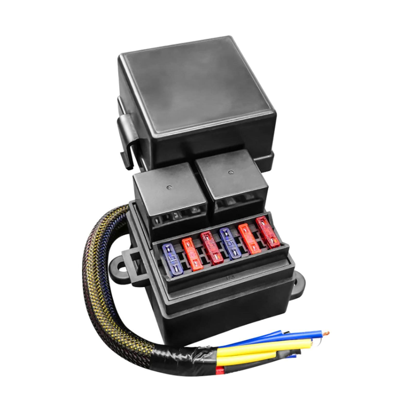 APIELE Auto Relais 12V 40A 4-Pin - Wasserdichtes Schaltrelais | Mit 12 AWG Kabelbaum