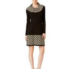 JESSICA HOWARD COWL SWEATER DRESS