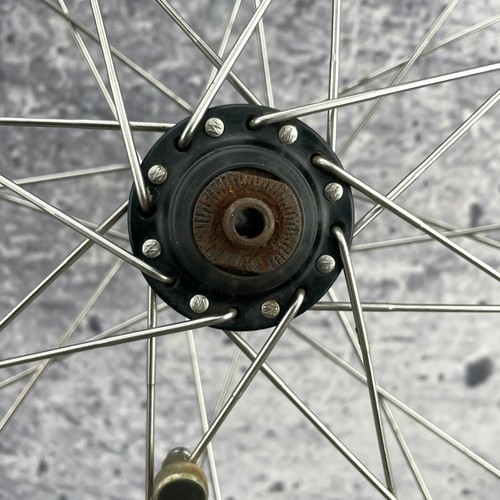 Vintage Araya RM-17 Wheel Set 26 in Pink Logo Deore LX FH-M563 Mountain RM17 90s - Picture 12 of 16