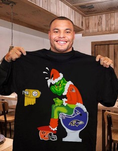 Grinch-NFL-Football-Cleveland-Browns-Champion-AFC-North-T-Shirt-Gifts-S-3XL