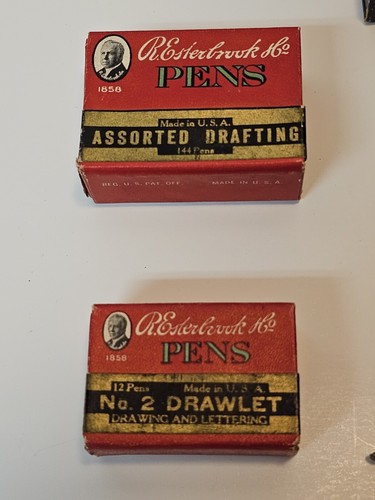 Vintage 1940's Drawing Calligraphy Set - Picture 6 of 8