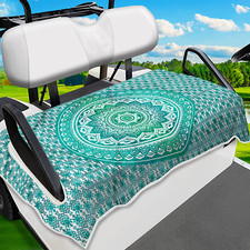 Golf Cart Seat Covers, Summer Golf Cart Seat Towel Blanket for All EZGO, Yamaha,