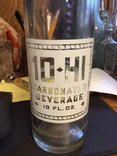 9.5” Acl Soda Bottle 10 HI BEVERAGES LAKE MILLS WISCONSIN WI WIS . 1971 Wiesmann