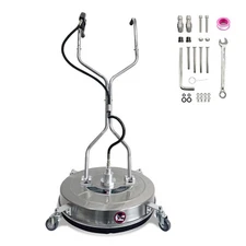 30 Inch Pressure Washer Surface Cleaner Stainless Steel with 4 Spinner Wheels