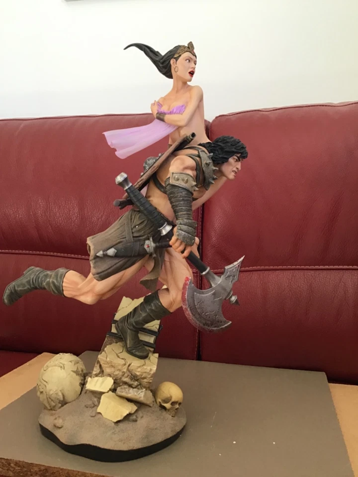 Statue conan the prize sideshow exclusive très bon etat - Photo 2/4