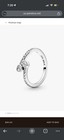PANDORA 925 Sterling Silver Heart Cubic Zirconia Band Ring Size 7 — photo 6