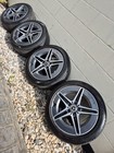 MERCEDES C CLASS 18 AMG ALLOY WHEELS  TYRES W206 GENUINE W205 Staggered x4
