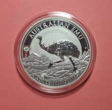 2026 Emu - Perth Mint 1oz Brilliant Uncirculated 9999 Silver Coin 85.13 per troy oz