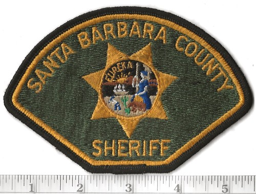 Santa Barbara County Sheriff Patch Obsolete California Police older Used