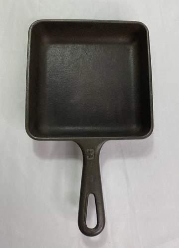Vintage Griswold Cast Iron Square Fry Skillet No. 3 2103